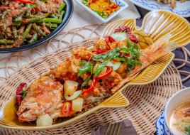 Prick King Fish Spicy Green Beans (whole fish)