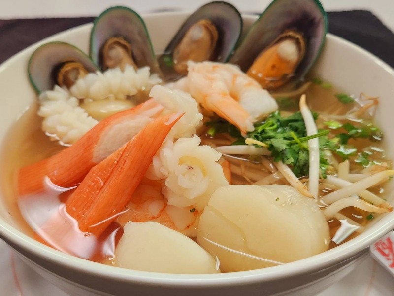 Lunch-Seafood Noodle Soup