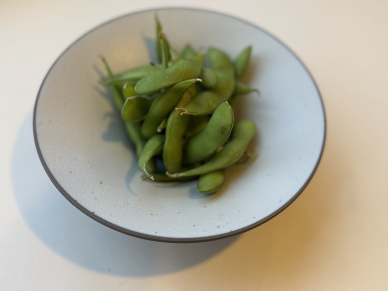 Steamed Soybean with Sea Salt