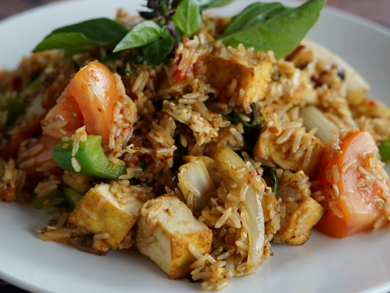 73. Spicy Basil Fried Rice