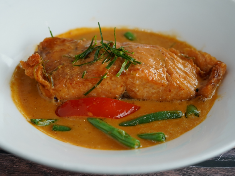 SP9. Salmon Panang Curry