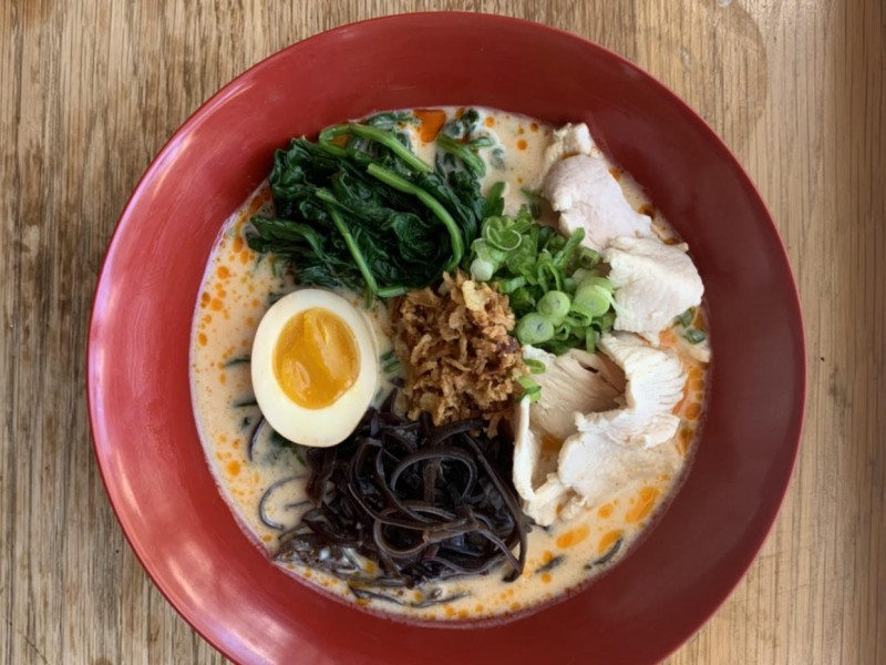MaMa Style Ramen (Tom Kha Coconut Broth)