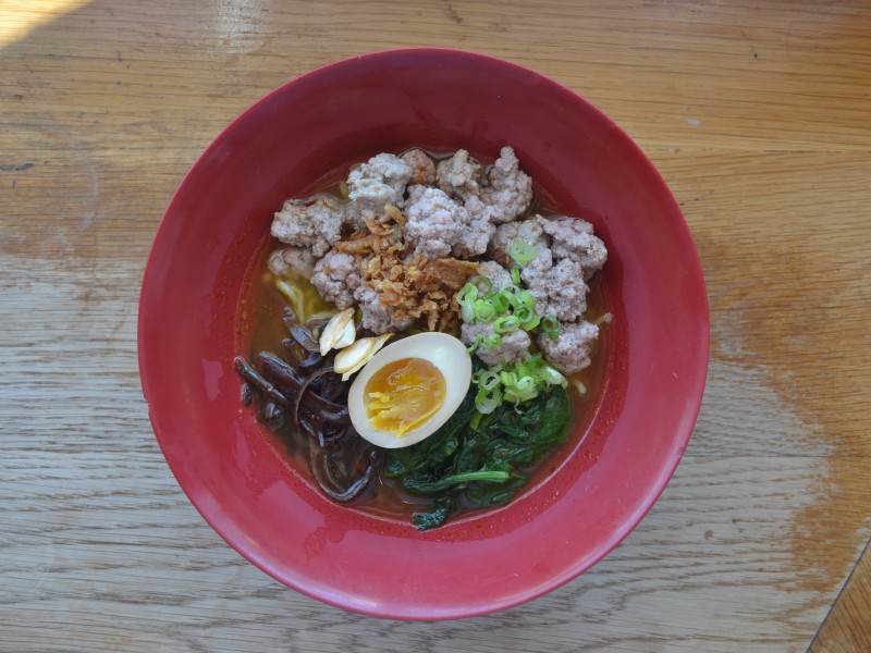Tom Yum Ramen (Spicy and Sour Broth)