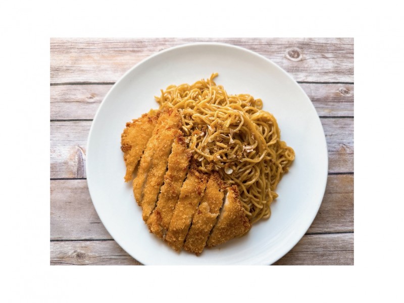 Garlic Noodle Crispy Chicken
