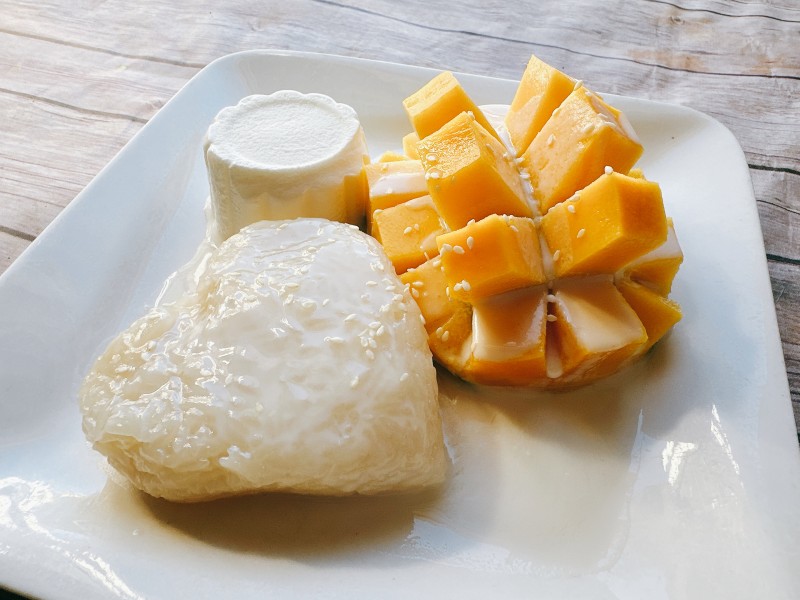 Rice Mango Ice Cream