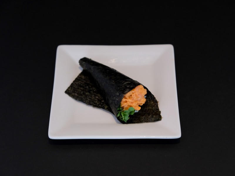 Spicy Salmon Hand Roll