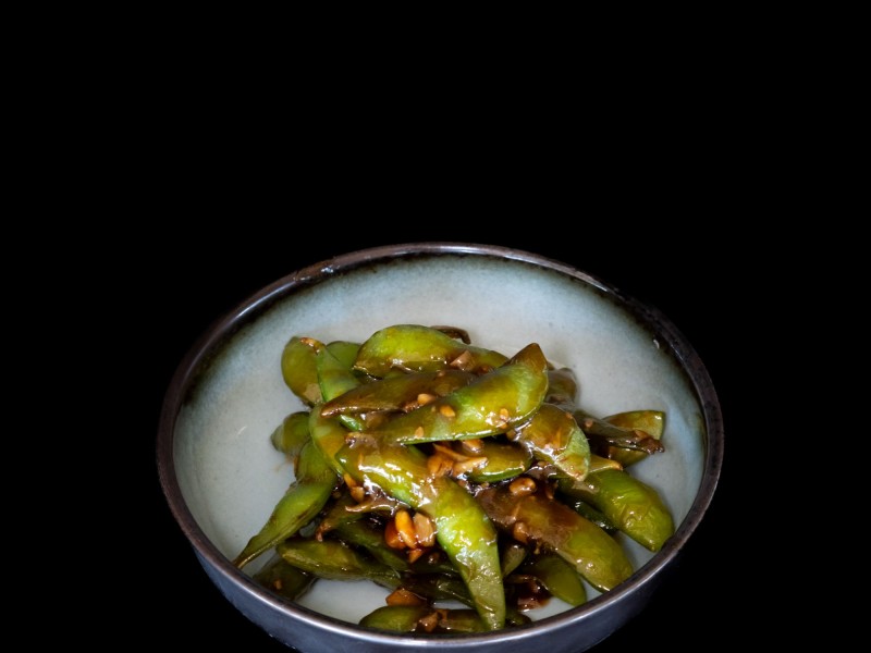 Garlic Edamame