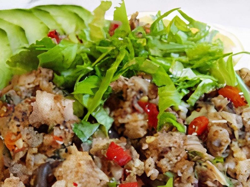 Catfish Larb