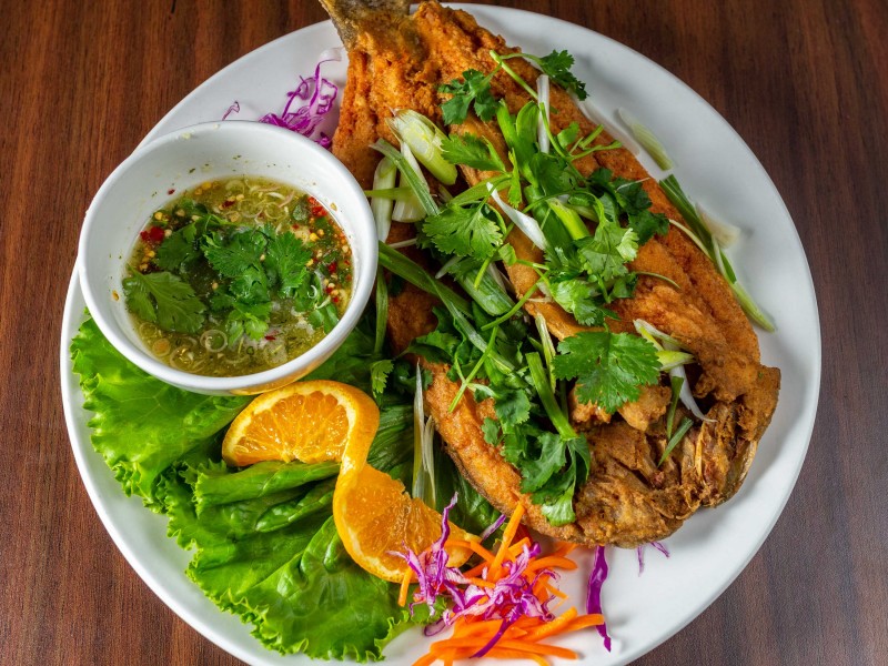 Spicy Garden Trout