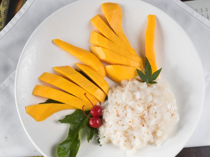 Sweet Rice with Mango