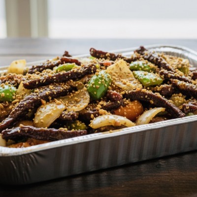 Beef Peppers Steak