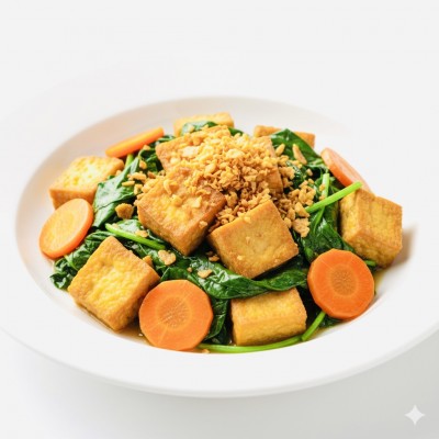 Spinach with Garlic Sauce