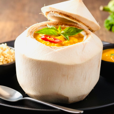 Thai Coconut Baby Corn Curry