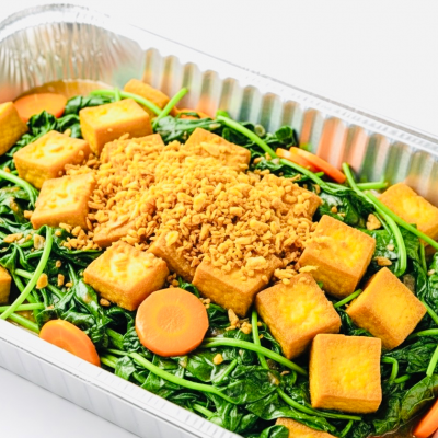 Spinach with Garlic Sauce