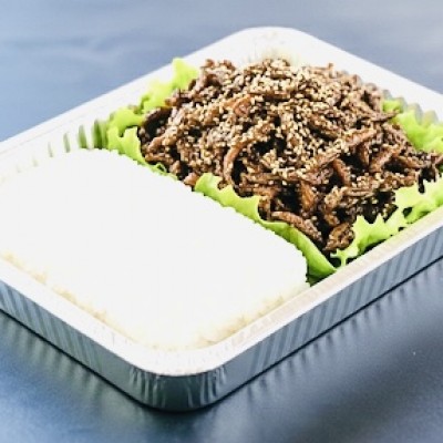 C-Damage Beef with Sticky Rice