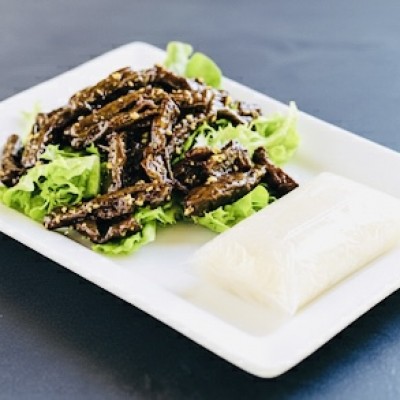 Damage Beef with Sticky Rice