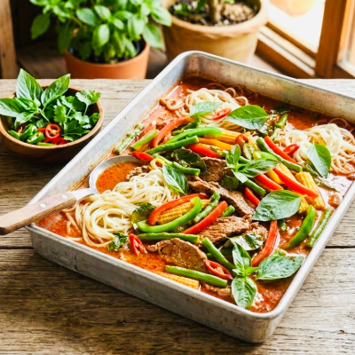 C-Red Curry Thin Noodle