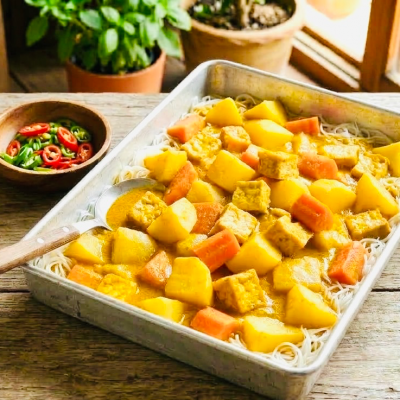 C-Yellow Curry Thin Noodle