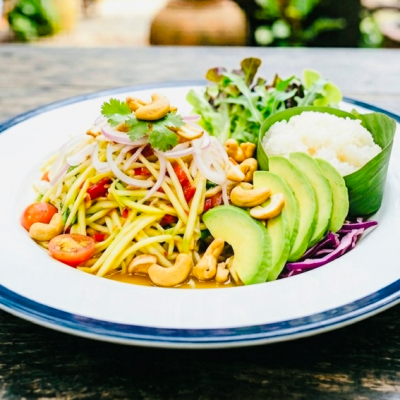 Mango Salad With Sticky Rice