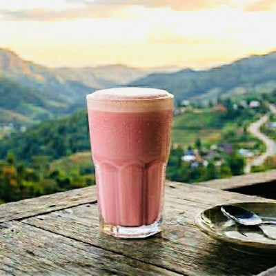 Iced Pink Milk