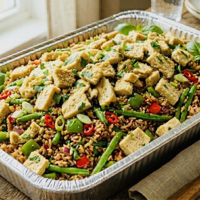 C-Spicy Green Fried Rice