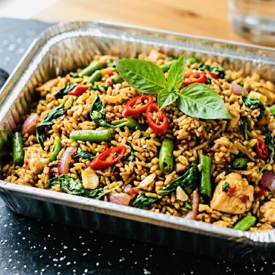 C-Spicy Basil Fried Rice