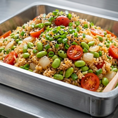 C-Edamame Fried Rice
