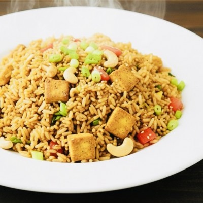 Spicy Fried Rice Tofu Gluten Free