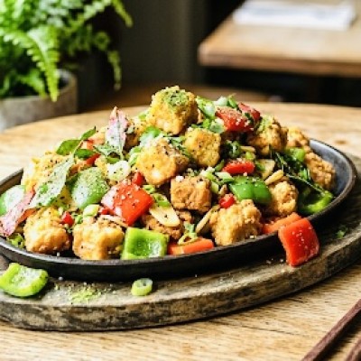 Salt Pepper Tofu Gluten Free