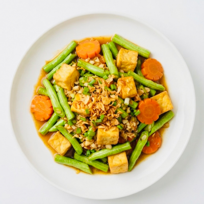 Garlic Green Bean Tofu Gluten Free