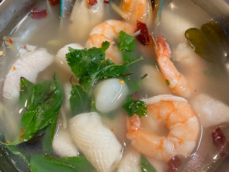 Seafood Soup Po-Tak (Pot)