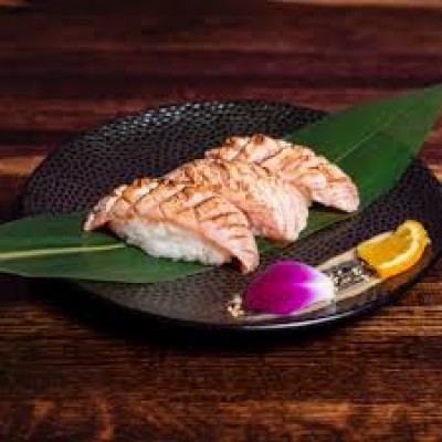 Seared Marinated Salmon Sushi