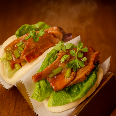 Organic Pork Belly Bun
