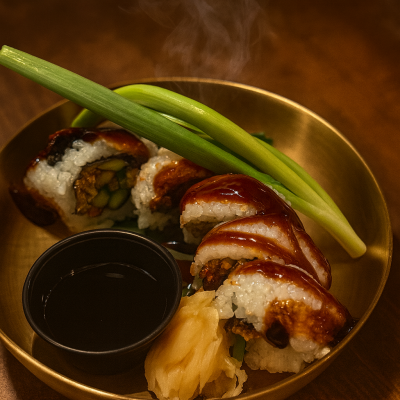 Baked Crab Crunch Roll