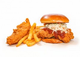 #2 Sandwich + Strips + Fries