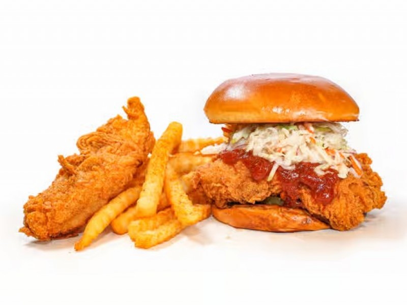 #2 Sandwich + Strips + Fries