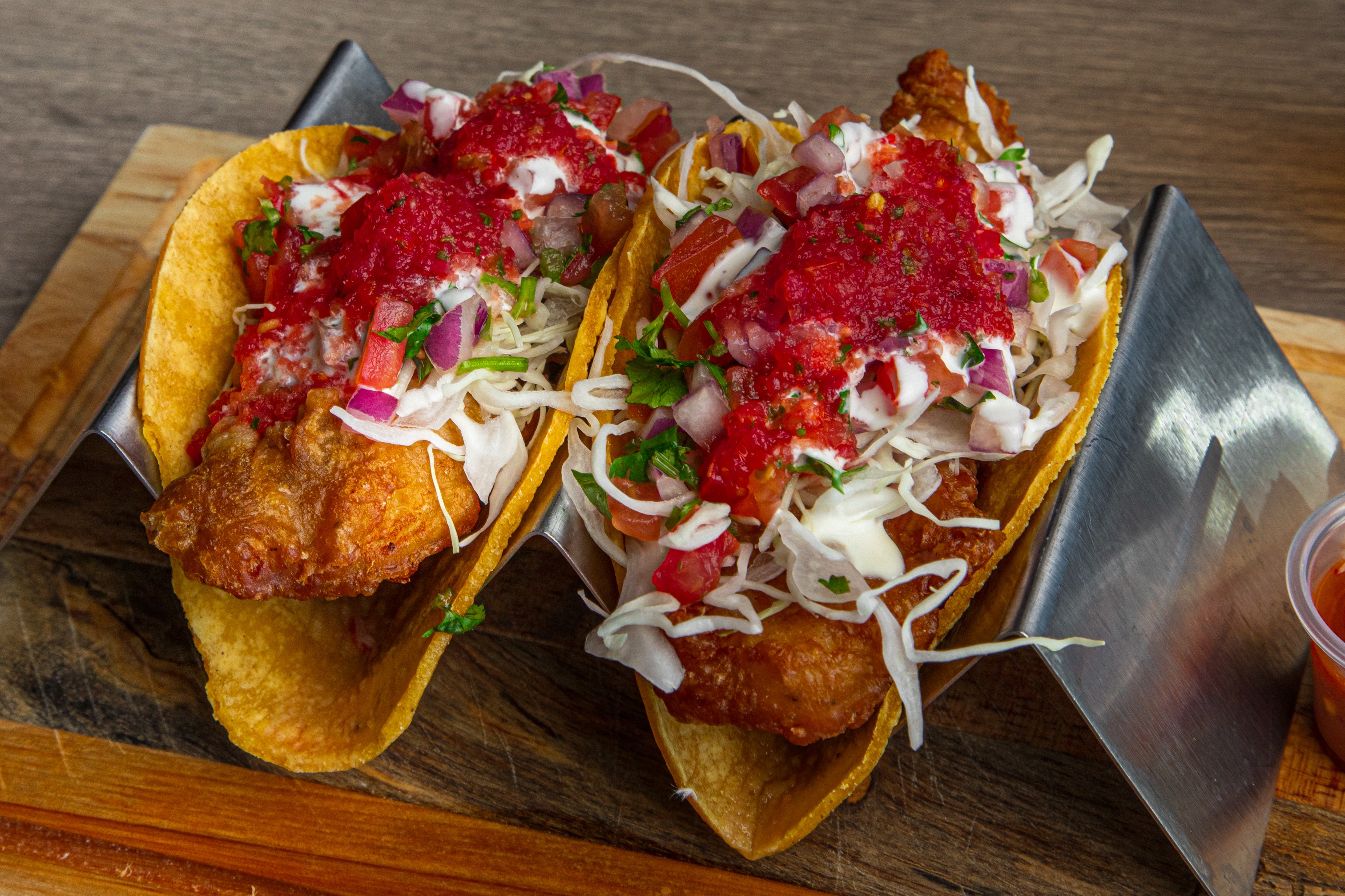 Baja Battered Fish Taco