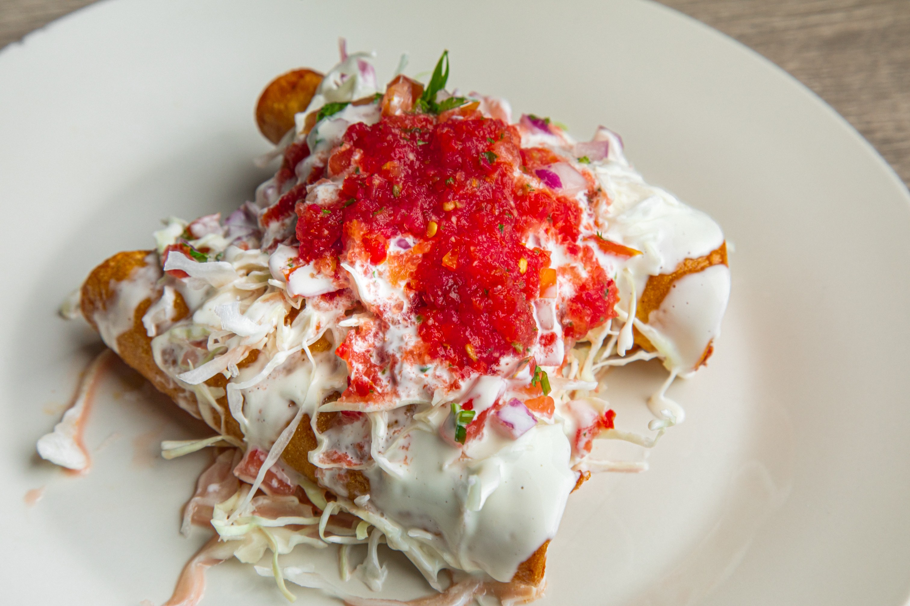 Deep Fried Shrimp Quesadilla