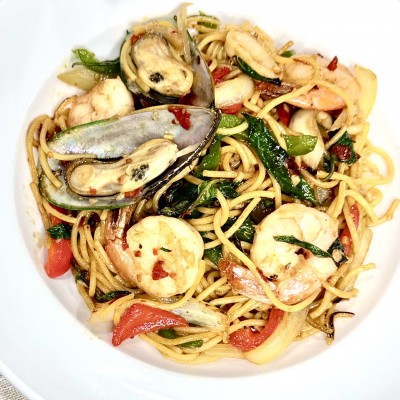 Spaghetti Kee Mao (Seafood)