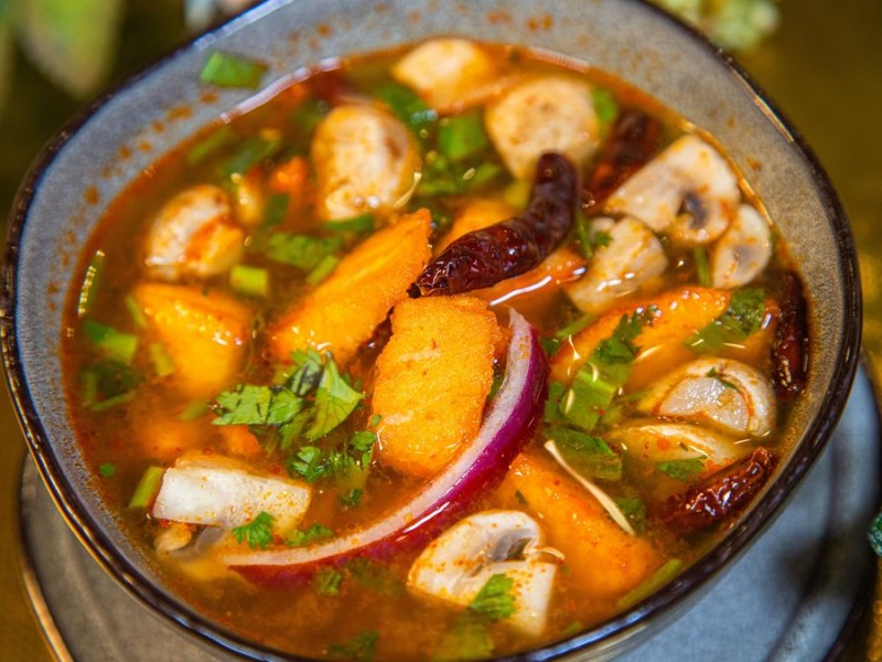 Tom Yum Salmon