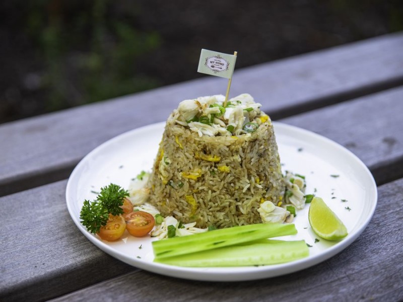 Crab Meat Wok Rice