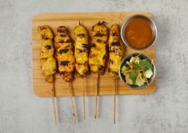6. Satay Chicken (5 Skewers)