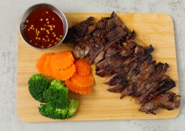 72. Crying Tiger (BBQ Beef Ribeye 8oz) with Rice
