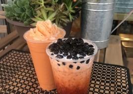 Thai Iced Tea (24oz) with Boba