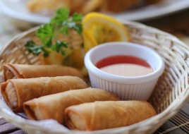 1. Egg Rolls (4)