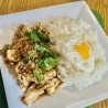 47. Garlic Chicken with Fried Egg