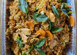 (C) Spicy Basil Fried Rice