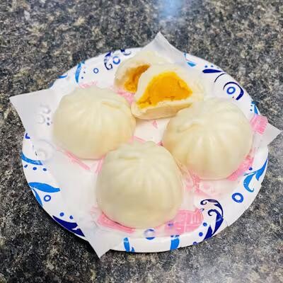 Steamed Egg Custard Bun (3)
