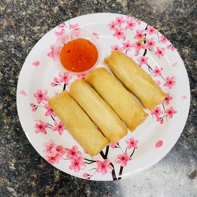 Vegetable Spring Rolls (4)