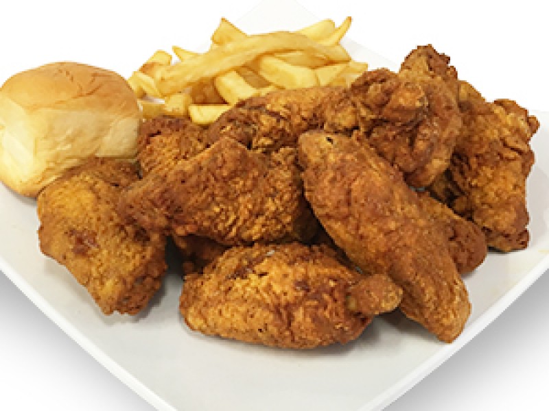Fried Chicken Wings Dinner